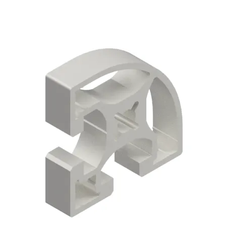 Profilo in Alluminio 45x45 Cava 10 Raggiato