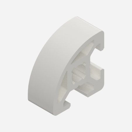 Profilo Alluminio 20x20 Raggiato Cava 6 – T-Slot Modulabile | Alumatic