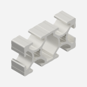 Profilo Alluminio 20x40 Cava 6 – Profilo T-Slot Anodizzato