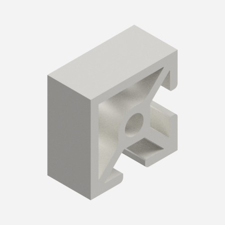 Profilo Alluminio 20x20 Cava 5 – 2 Lati Chiusi | Modulare