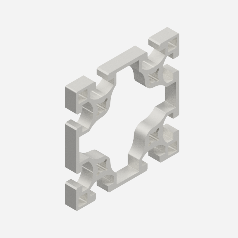 Profilo in Alluminio 90x90 Cava 10 Leggero