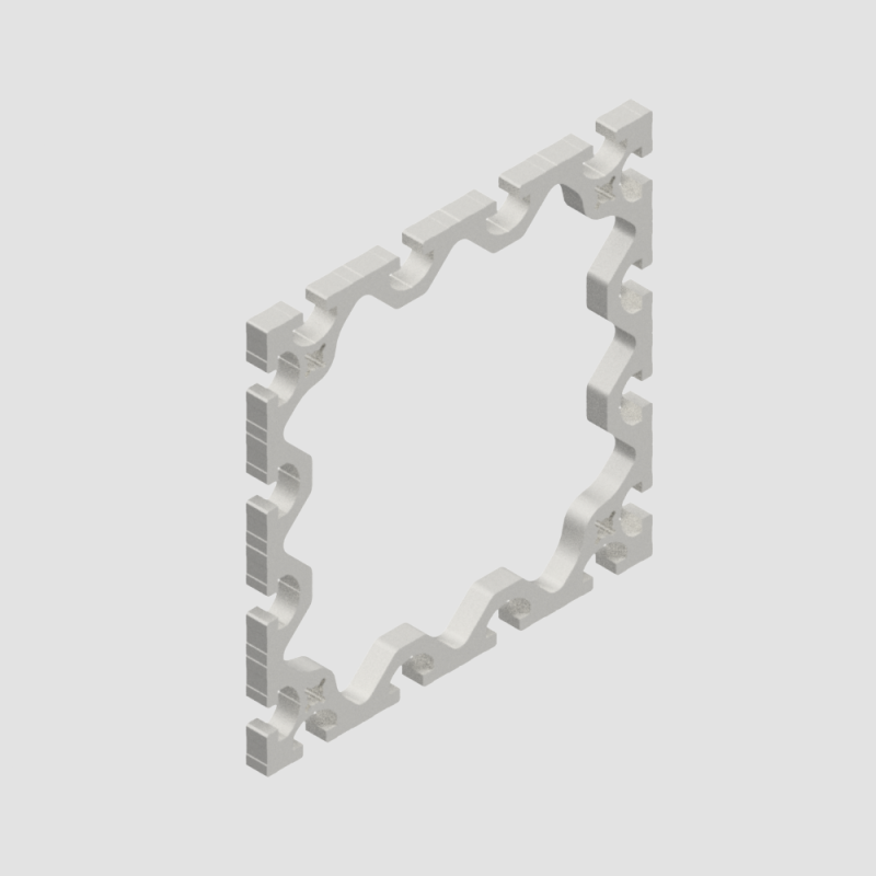 Profilo in Alluminio 180x180 Cava 10 Pesante
