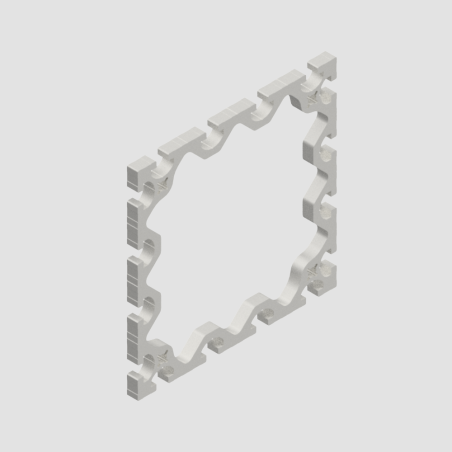 Profilo in Alluminio 180x180 Cava 10 Pesante
