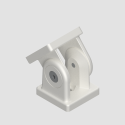 Giunto Snodato 45x45 Leggero | Connettore Frizionato per Profili Alluminio Cava 10
