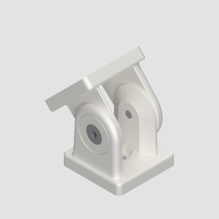 Giunto Snodato 45x45 Leggero | Connettore Frizionato per Profili Alluminio Cava 10