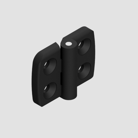 Cerniera in Plastica 20x20 per Pannelli e Sportelli