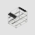 Scaffalatura con cassette e rulliere