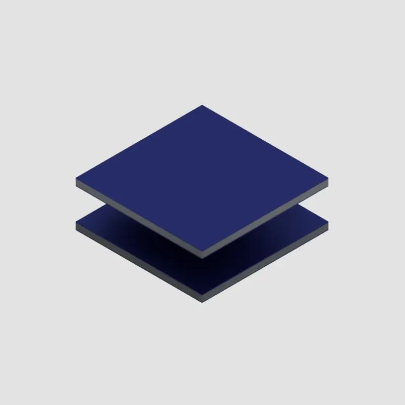 Pannello Dibond Blu/Blu