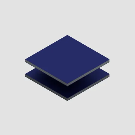 Pannello Dibond Blu/Blu