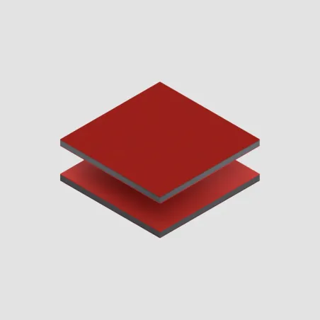 Pannello Dibond Rosso/Rosso